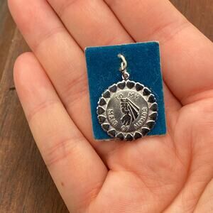 Vintage Griffith 925 Sterling Silver "To My Maid of Honor" Wedding Pendant Charm